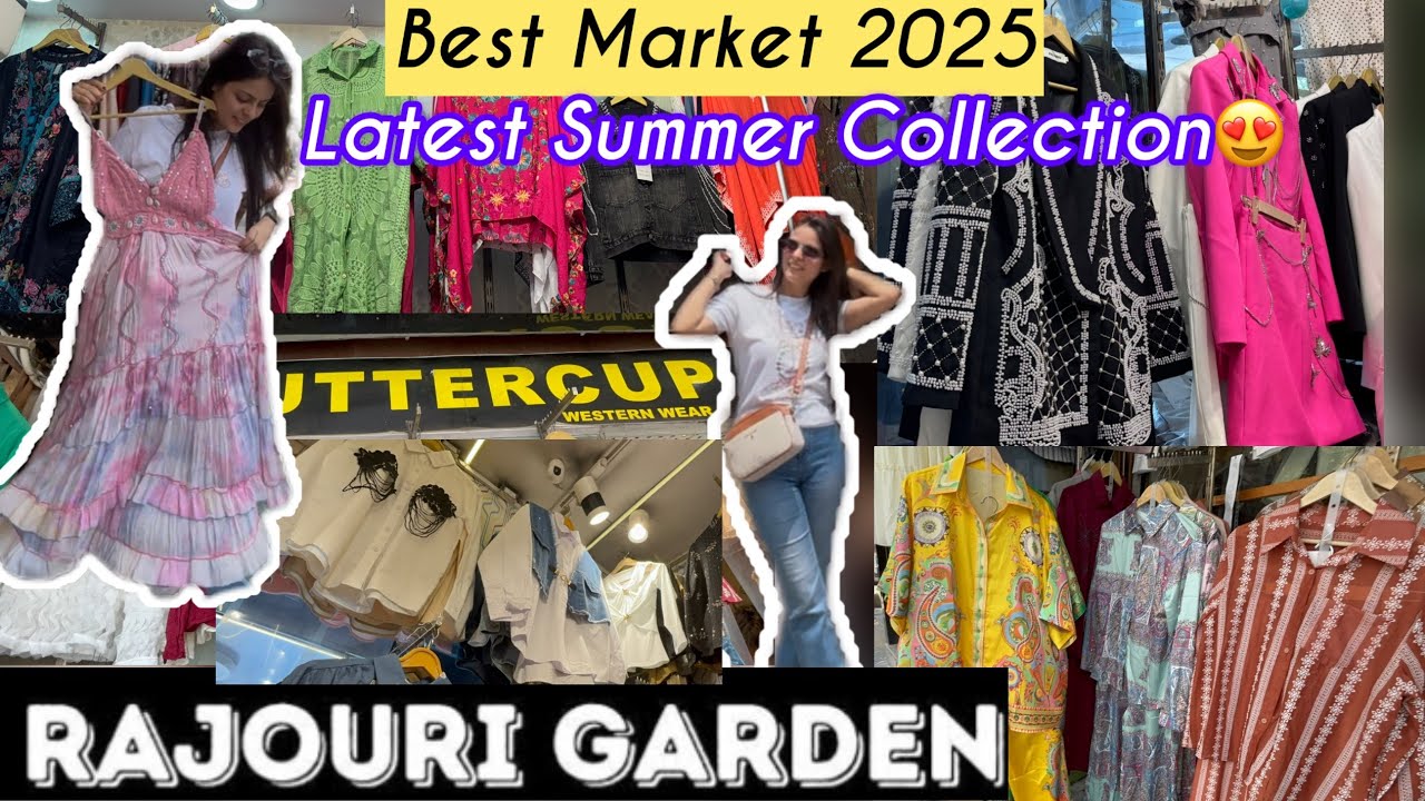Vlog 21-Rajouri Garden Market |Latest Summer Collection 2025|Starting from ₹300 |RAJOURI MARKET VLOG