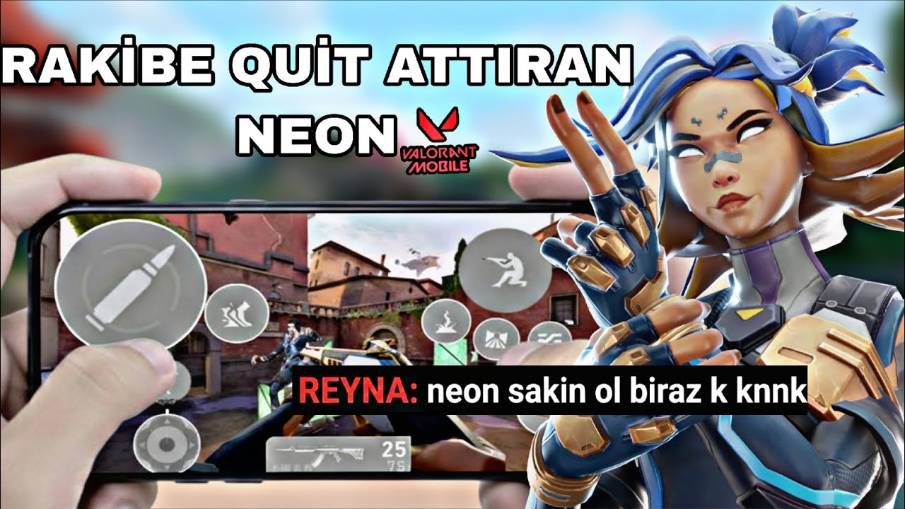 BU NEON BAŞKA BİR SEVİYE! ⚡️ (Rakip Quit Attı) 💀 Valorant Mobile