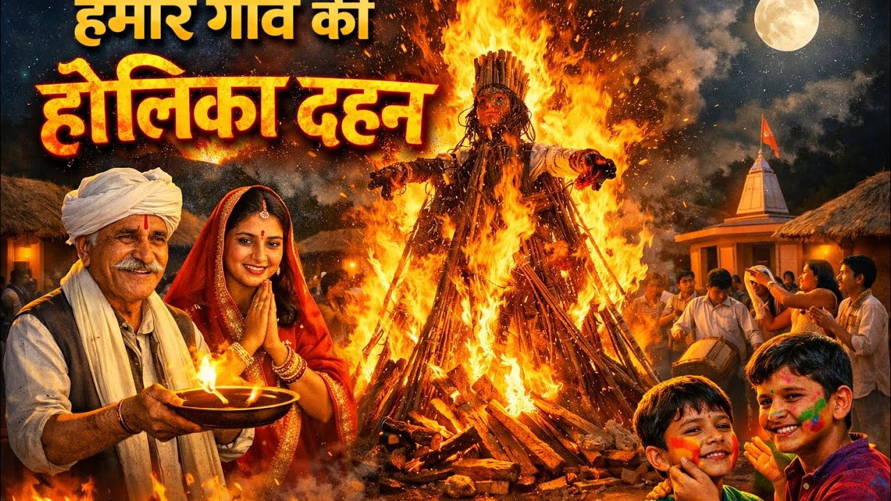 Hamare Gaon ki Holika Dahan#surajkhatanavlogs#youtube#minivlog #facebook#travel#ihavethisthingwithp