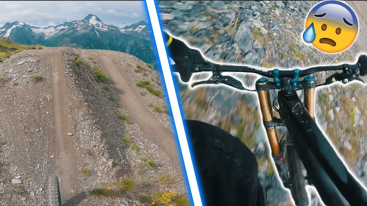 ON RETOURNE AU 2 ALPES 😨 !! CRASH MTB DOWNHILL🙄☠