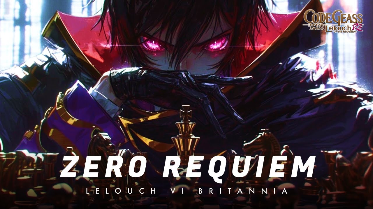 Lelouch - Zero Requiem | Code Geass「 ASM 」( Lyric Video )