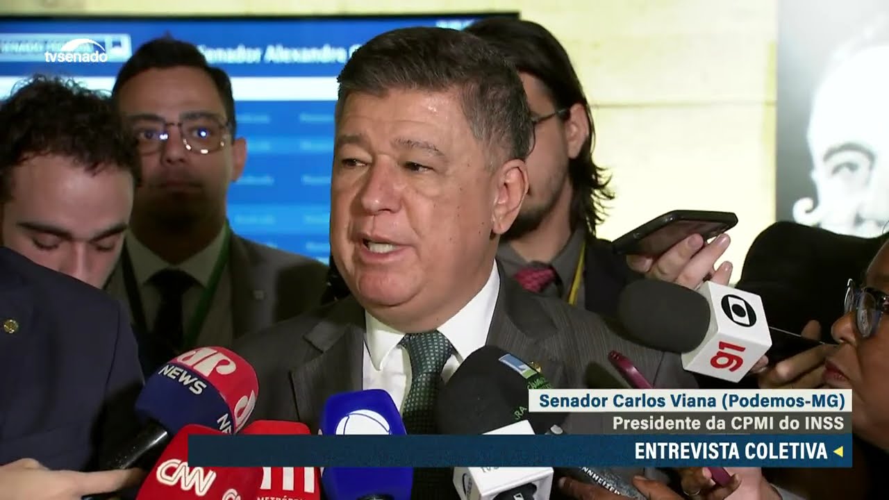 Carlos Viana fala sobre início dos trabalhos da CPMI do INSS – 26/8/25