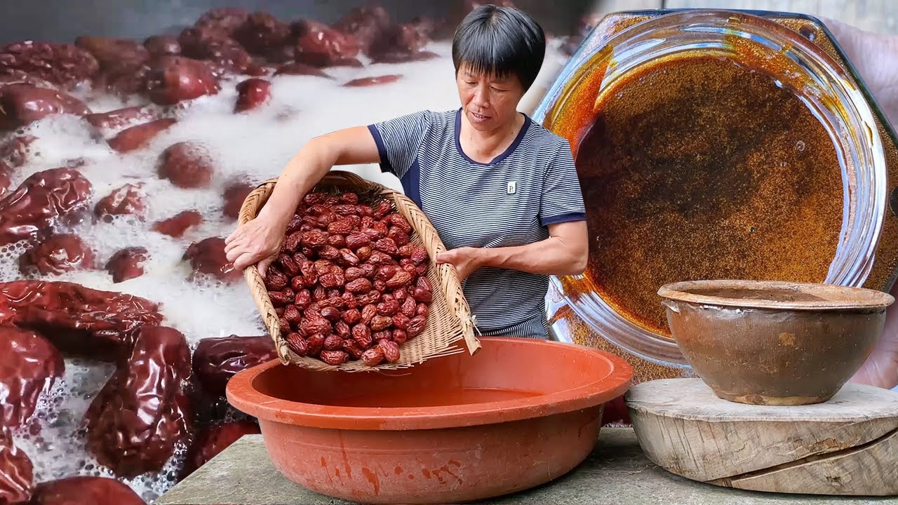 浓缩千颗红枣精华，阿嬤古法熬制红枣膏，传承百年老工艺！Jujube Paste【闽湖阿嬤Fujian Grandma】