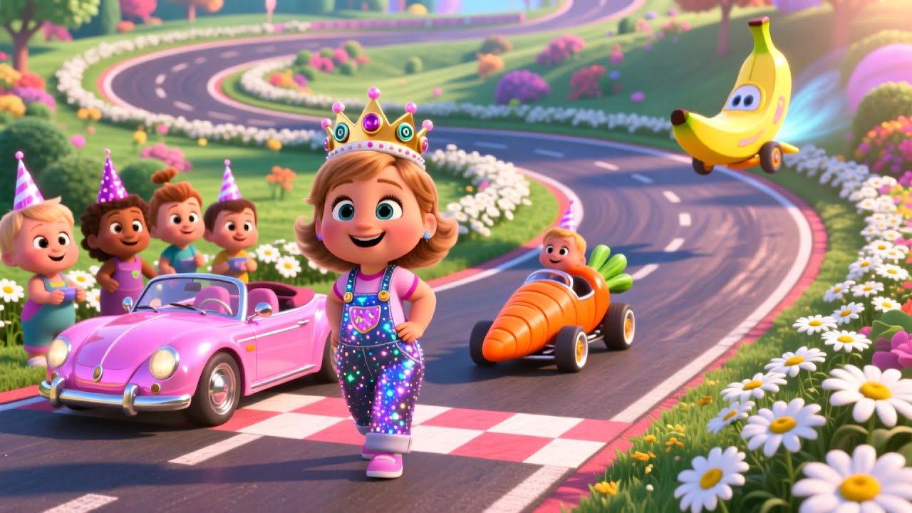 Baby’s Racecar Birthday Bash 🏎️🎉 Fun Kids Song | Toddler Nursery Rhyme & Sing-Along