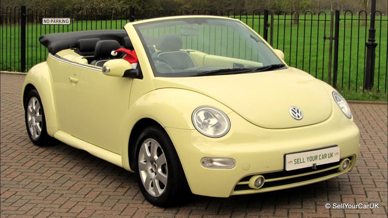 SOLD - 2003 VV Beetle 2.0 TFSI Cabriolet Automatic, Low Miles, Sunshine Yellow :)