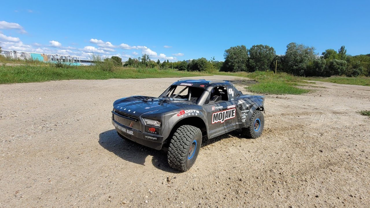 Arrma Mojave EXB HW max6 1650kv 6s pierwsza jazda | toomajRC