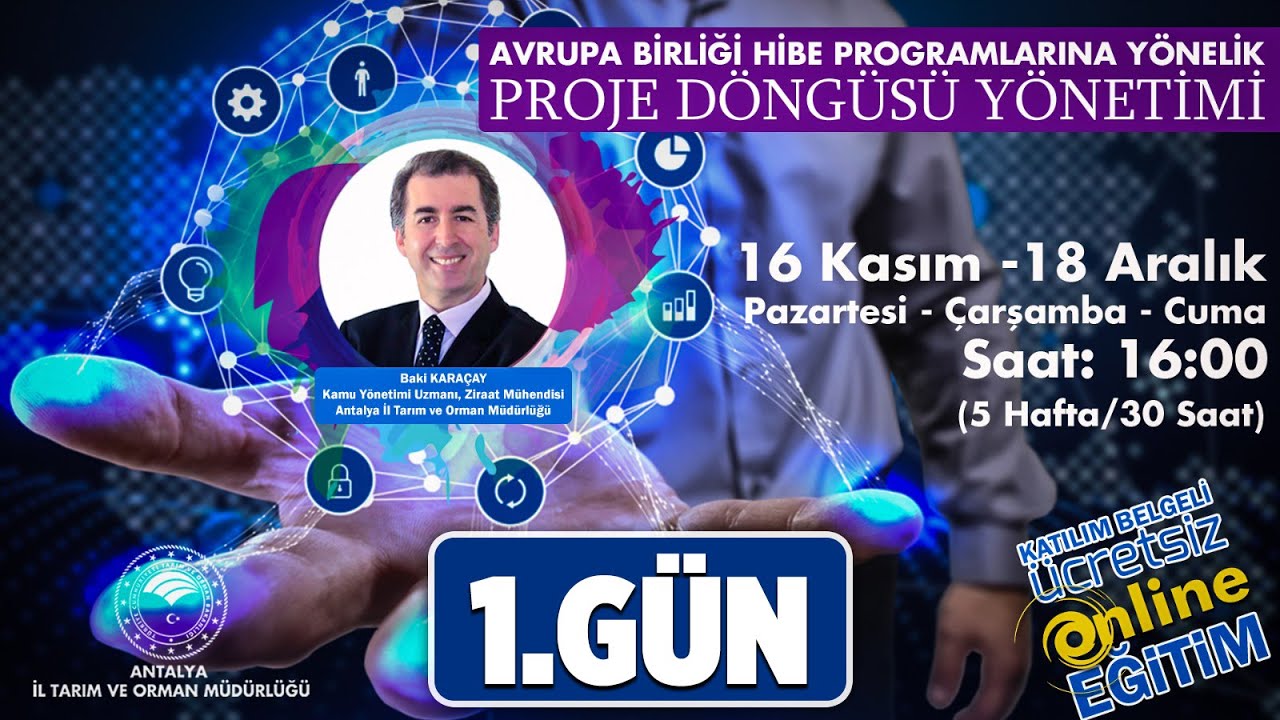 Avrupa Birliği Hibe Programlarına Yönelik Proje Döngüsü Yönetimi 1.Gün
