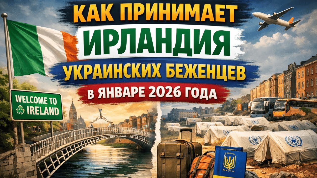 Как принимает Ирландия Украинских Беженцев в январе 2026 года
