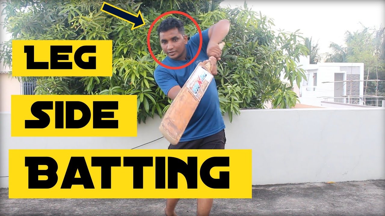 Leg Side Batting in Cricket - Tamil
