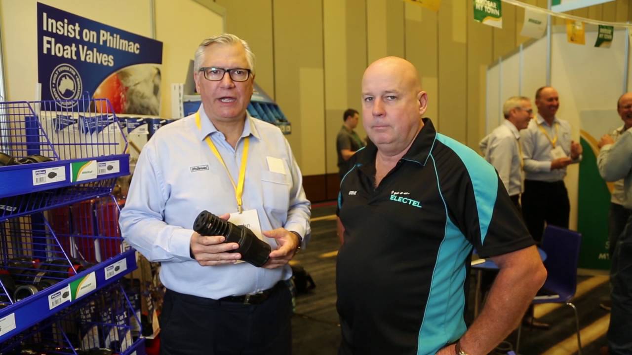 John Pivac, Philmac, with Electel's Steve Truin