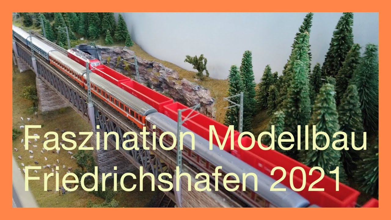 Faszination Modellbau 2021 Friedrichshafen - Modelleisenbahn - LEGO Fanwelt - Drohnenrennen