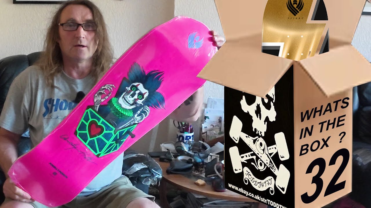 WHATS IN THE BOX 32? Shop unboxing. POWELL PERALTA Chris Hiett & Vallely skateboard decks + wheels