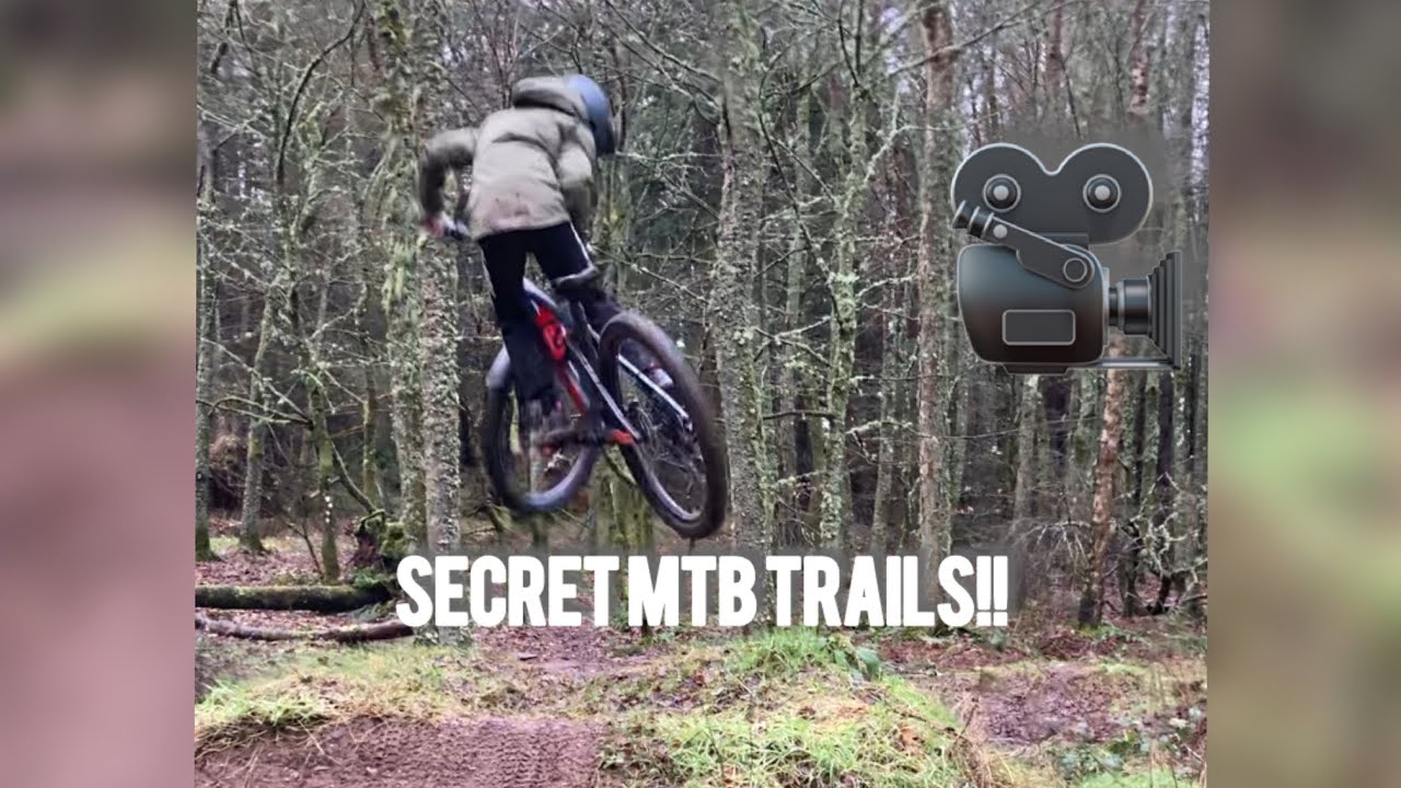 HIDDEN MOUNTAIN BIKE JUMPS!😳