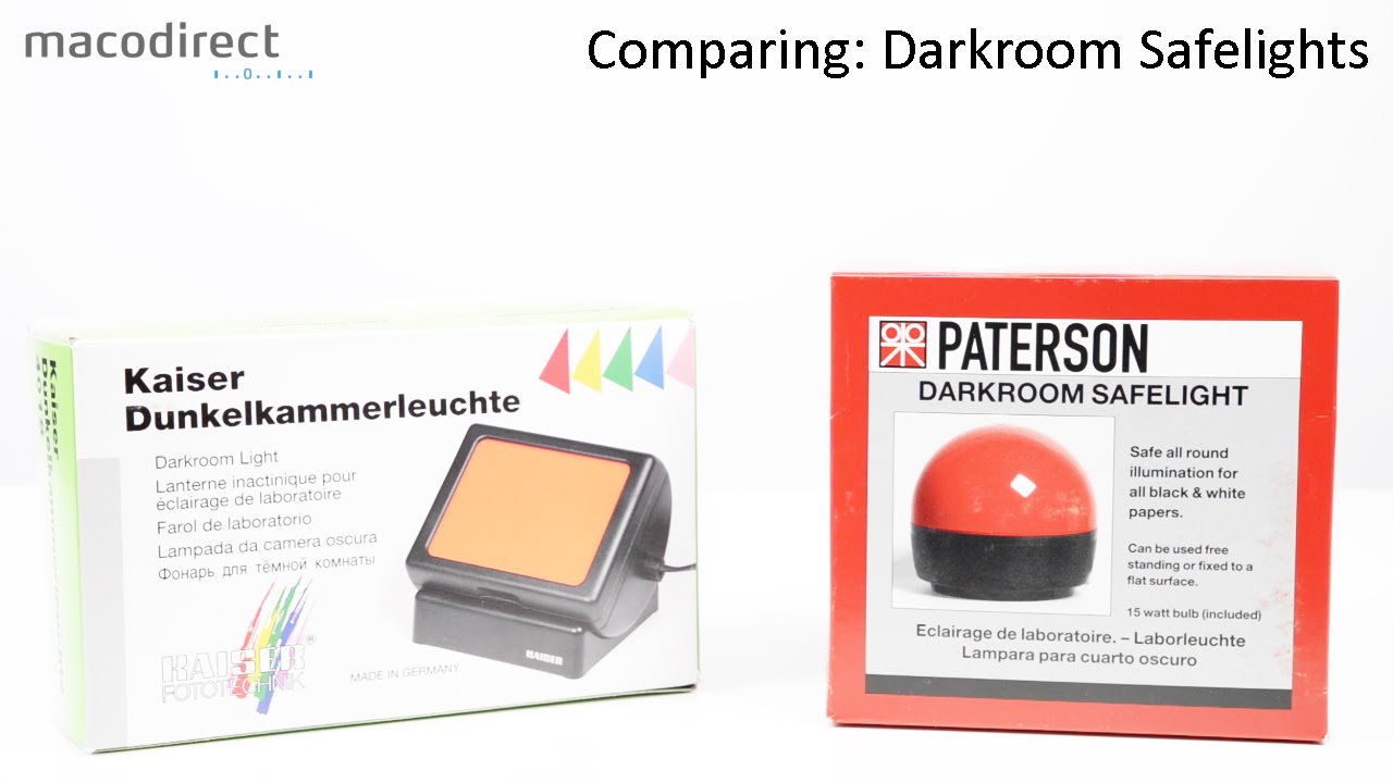 Comparing Different Darkroom Safelights