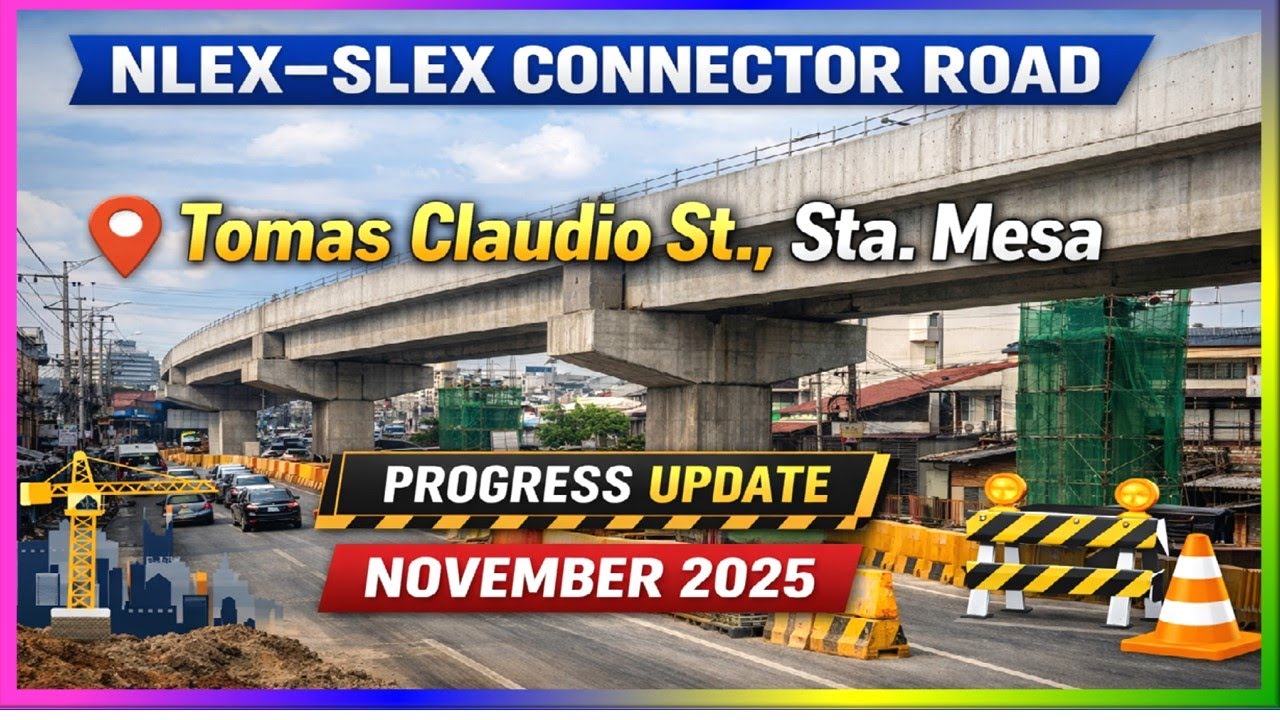 NLEX–SLEX Connector Road | Tomas Claudio St., Sta. Mesa | Progress Update | November 2025