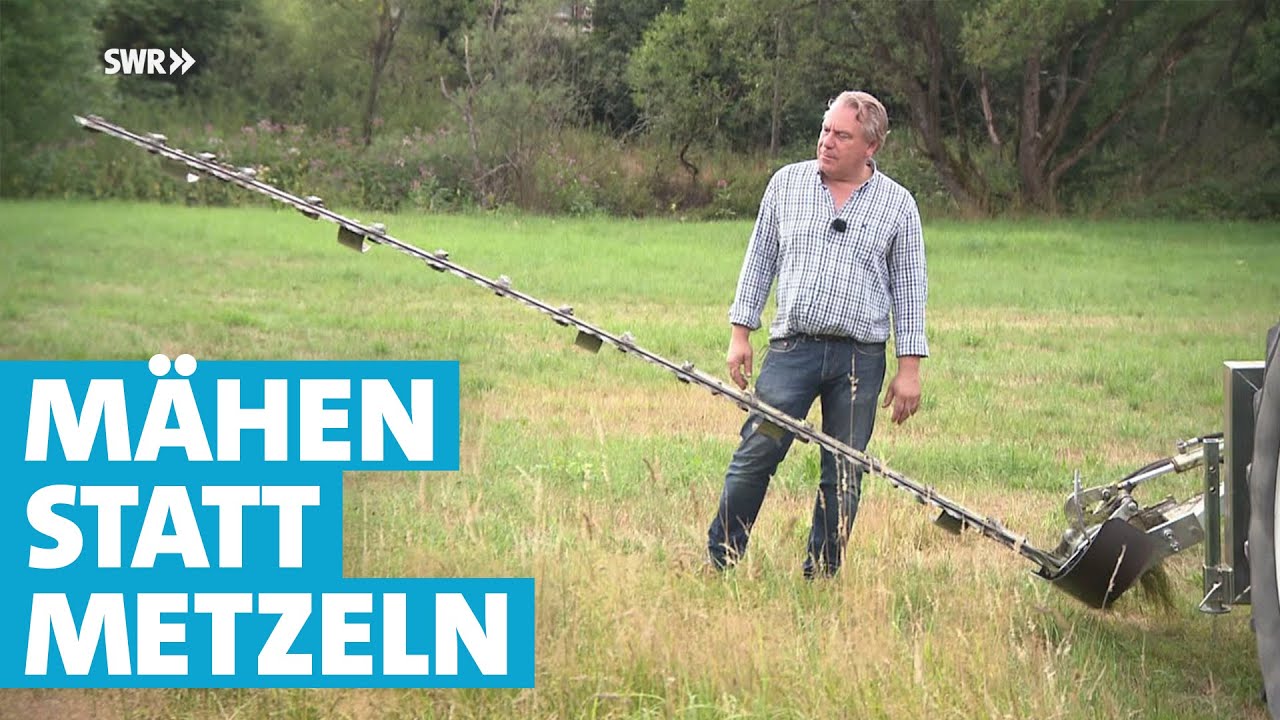 Zum Schutz von Kleintieren: Landwirt setzt auf tierfreundlichen Mäher