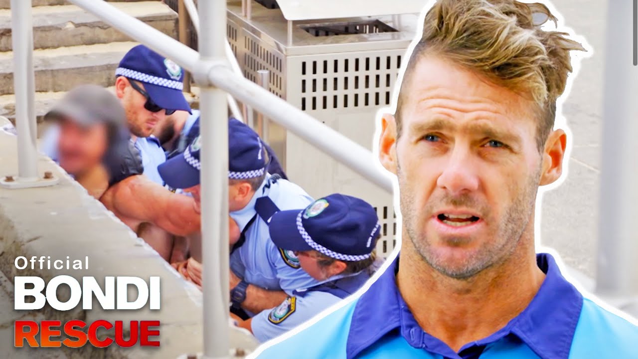 Police Arrest Man ATTACKING Bondi Surfers!