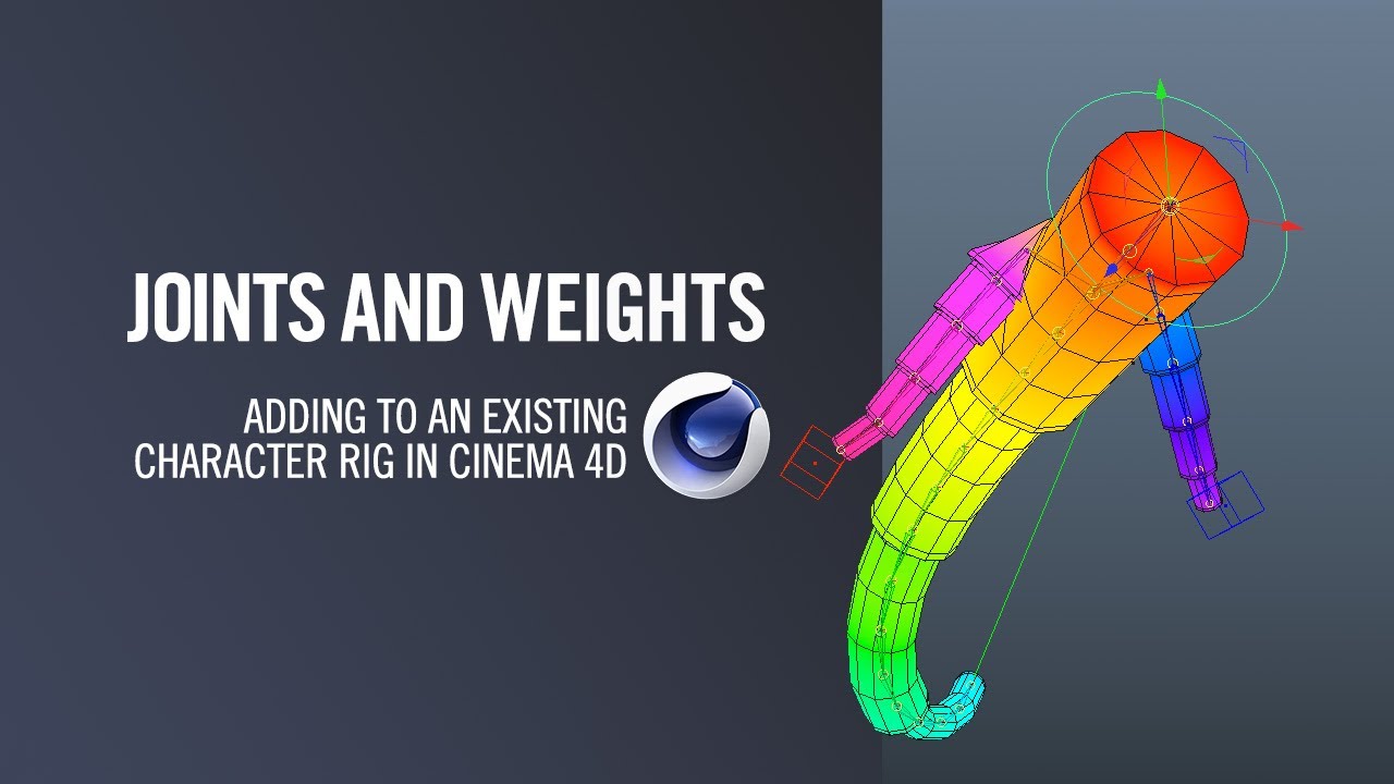 Joints and Weights in Cinema4D