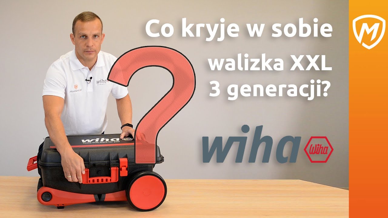 Walizka Wiha  XXL III  44128 - 100 narzędzi klasy premium i mega funkcjonalny kufer. Zobacz