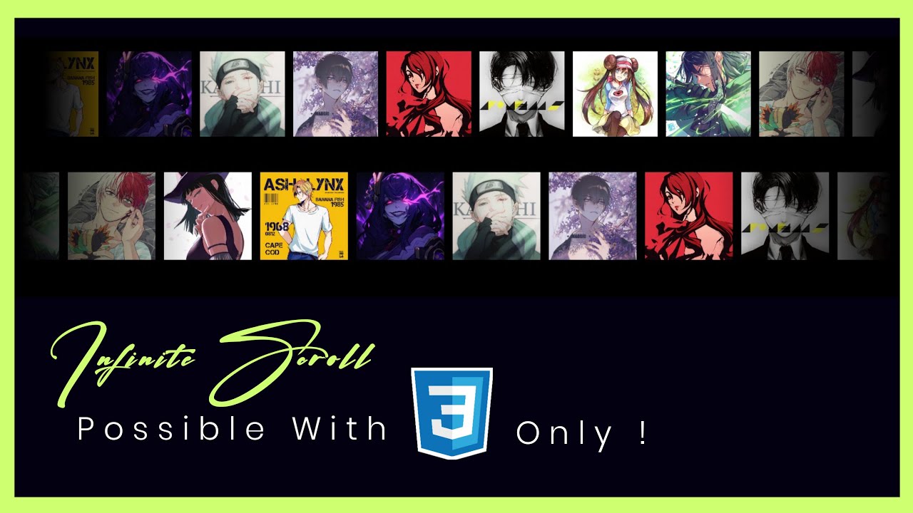Infinite Scrolling Animation Possible with CSS only | Horizontal Auto Scroll No Javascript