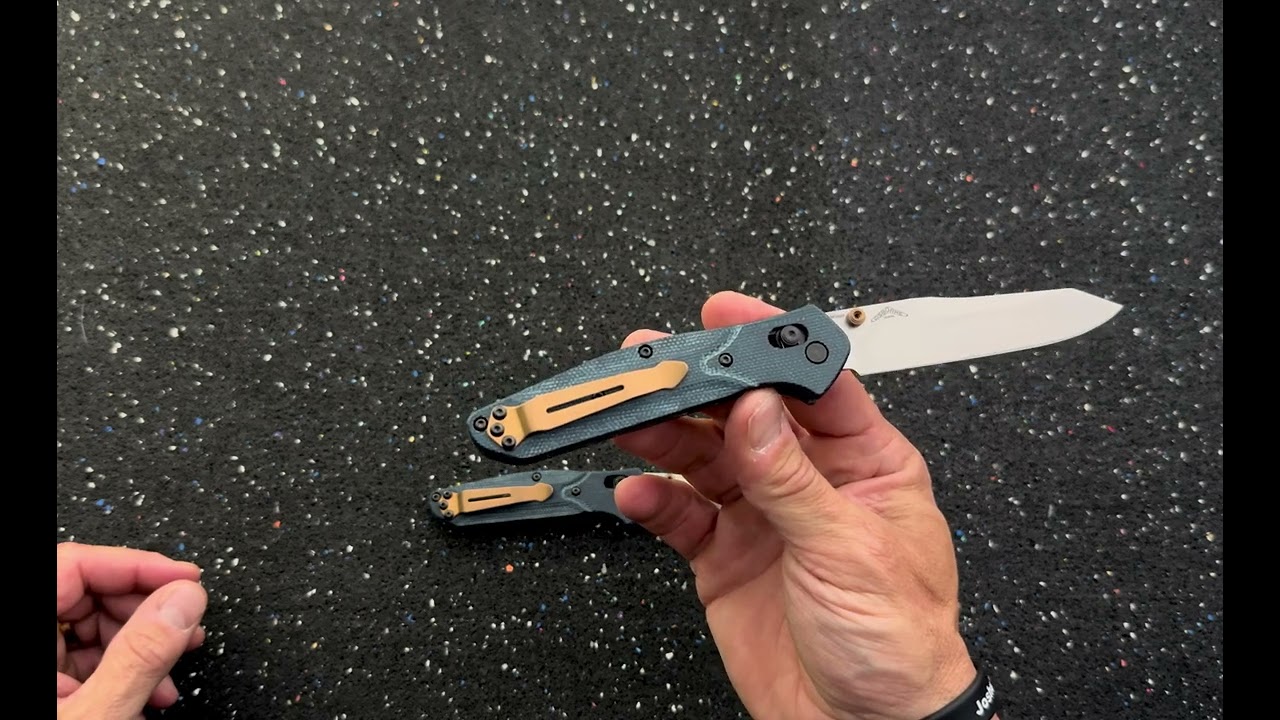 Benchmade Osborne Denim Micarta Knife