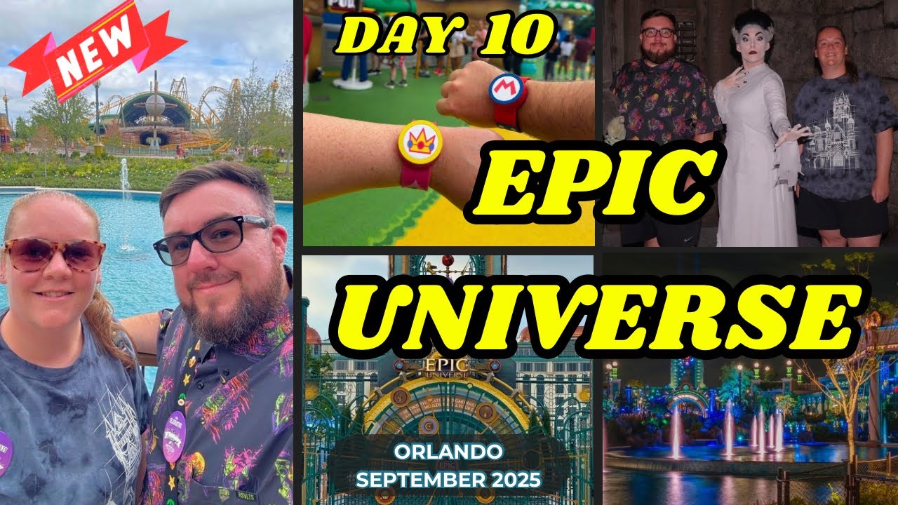 Парк развлечений Epic Universe: от открытия до закрытия — еда, аттракционы и встречи с персонажам...