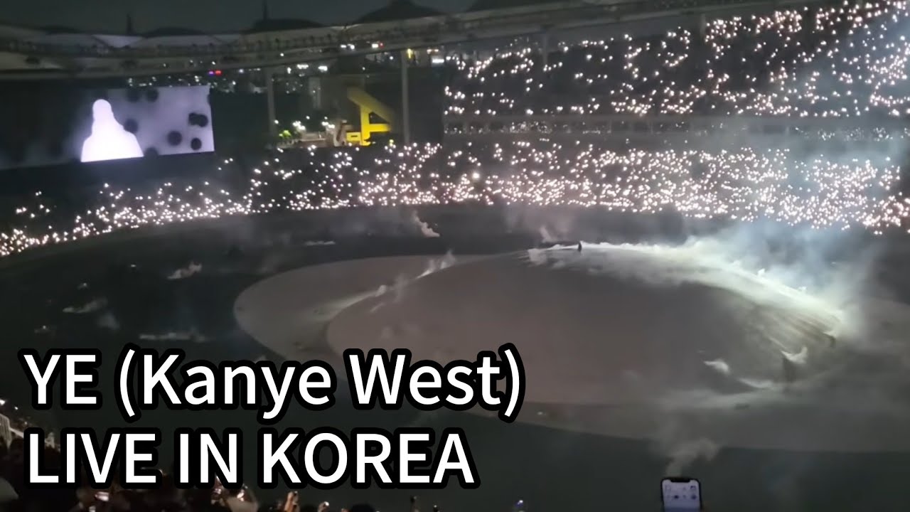 250726 YE (Kanye West) LIVE IN KOREA FULL VERSION | 250726 칸예웨스트 내한공연 풀버전