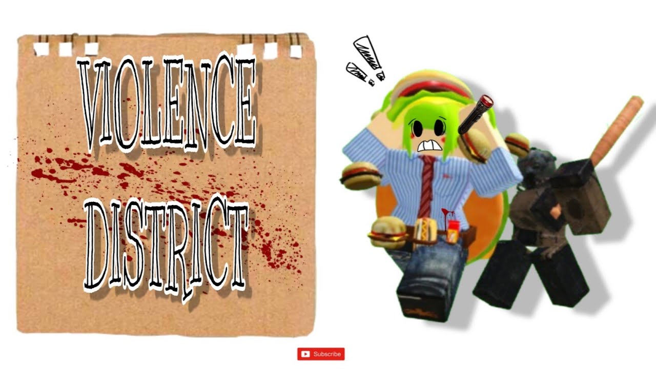playing VIOLENCE DISTRICT in roblox! 
