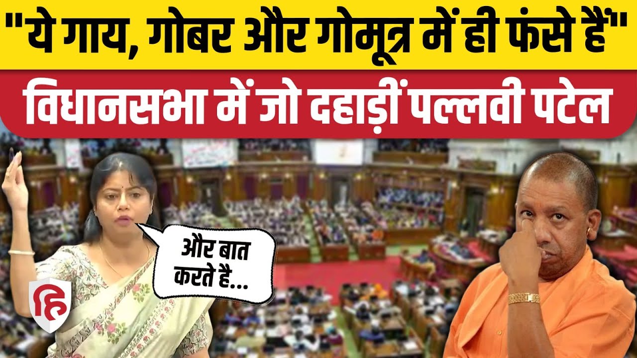 Pallavi Patel Speech: UP Vidabhansabha में सिराथू विधायक  पल्लवी पटेल खूब गरजीं | CM Yogi | UP Govt