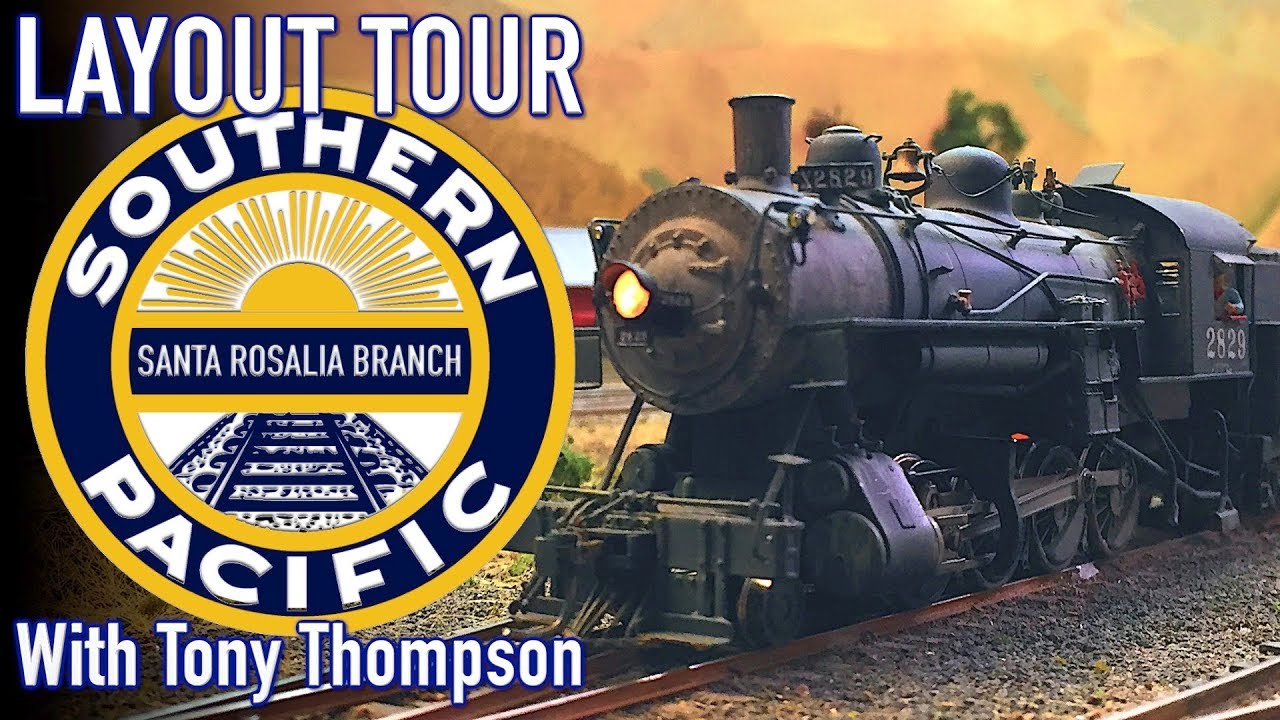 Southern Pacific Santa Rosalia Branch HO Scale Model Railroad Layout Tour with Tony Thompson
