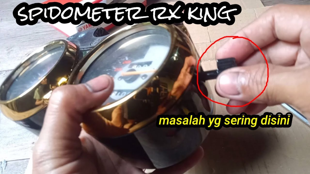 Bongkar pasang spidometer rx king