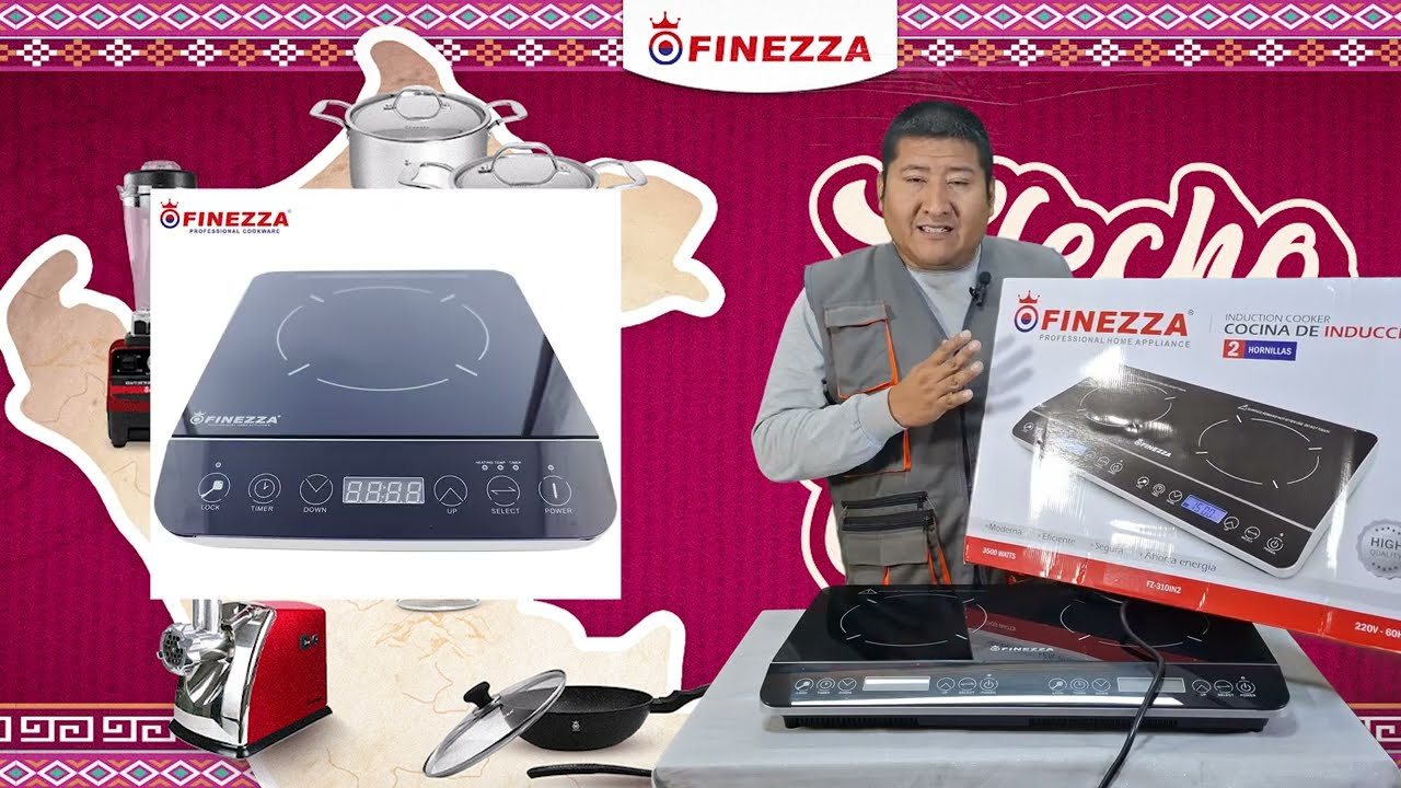COCINA ELÉCTRICA DE INDUCCIÓN - ¿Como funciona y como usar?  #cocina #inducción #finezza
