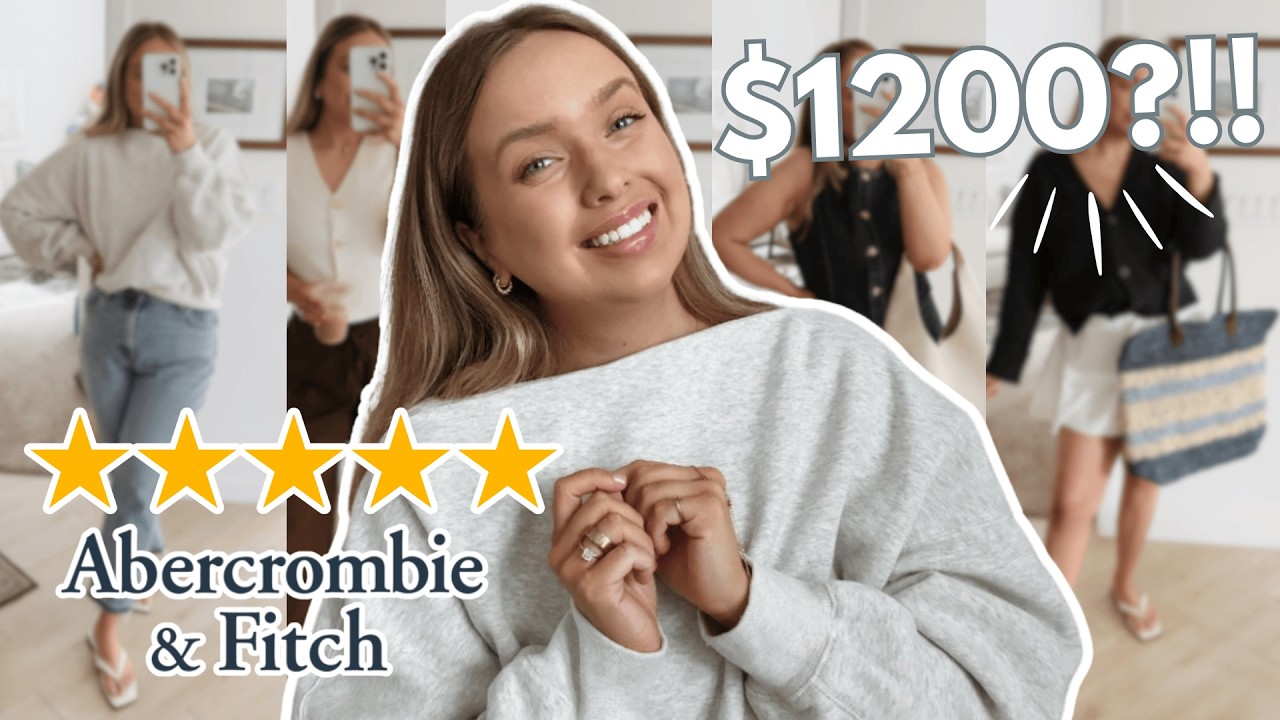 *$1200* HUGE Abercrombie Try-On Haul | Summer 2025