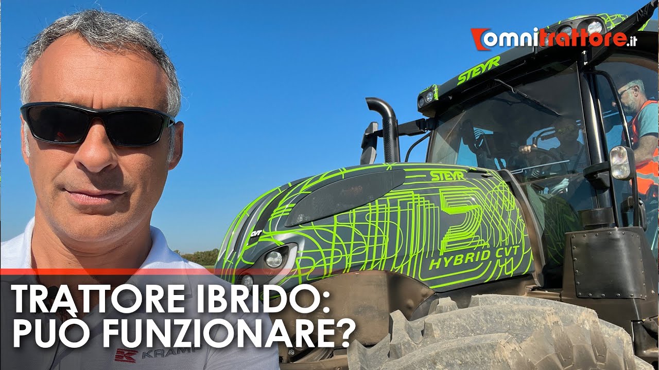 Trattore IBRIDO Steyr, alla prova il CVT (2024)!