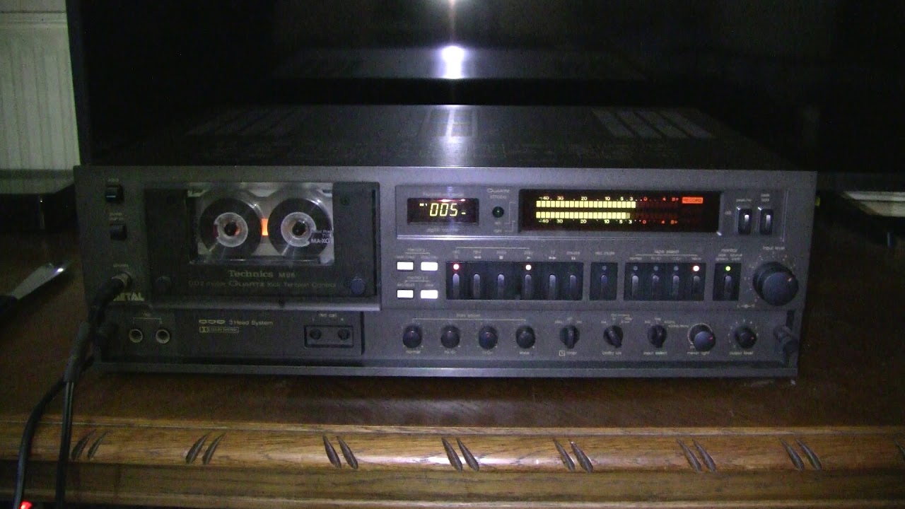 Technics RS-M95 recording test on TDK MA-XG