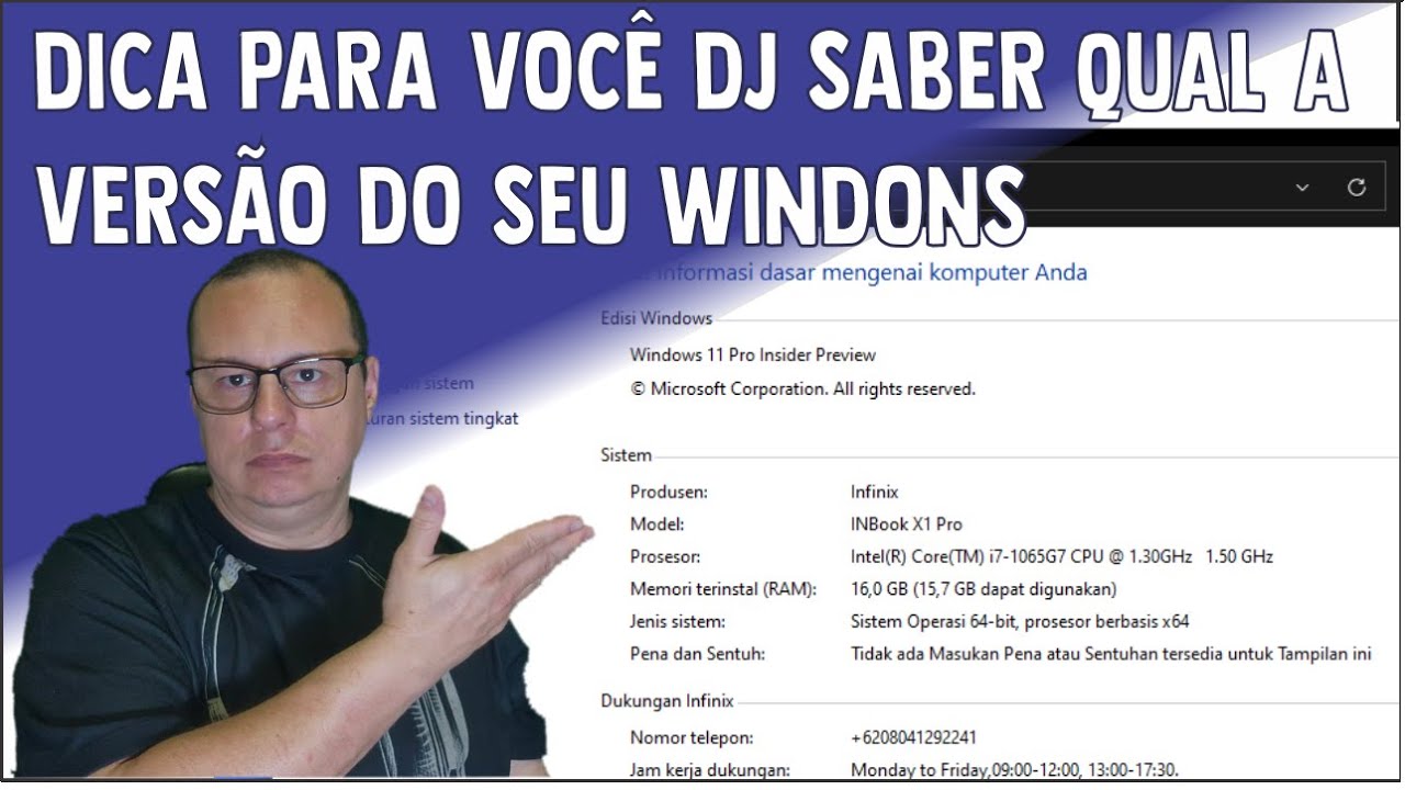 DICA PARA VOC&Ecirc; DJ SABER QUAL A VERS&Atilde;O DO SEU WINDONS