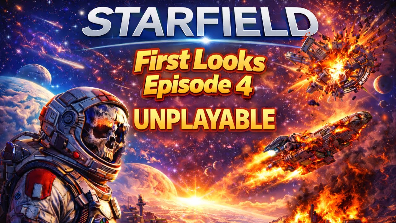 Starfield  - First Looks Playthrough - Episode 4 - ABSOLUTE GARBAGE