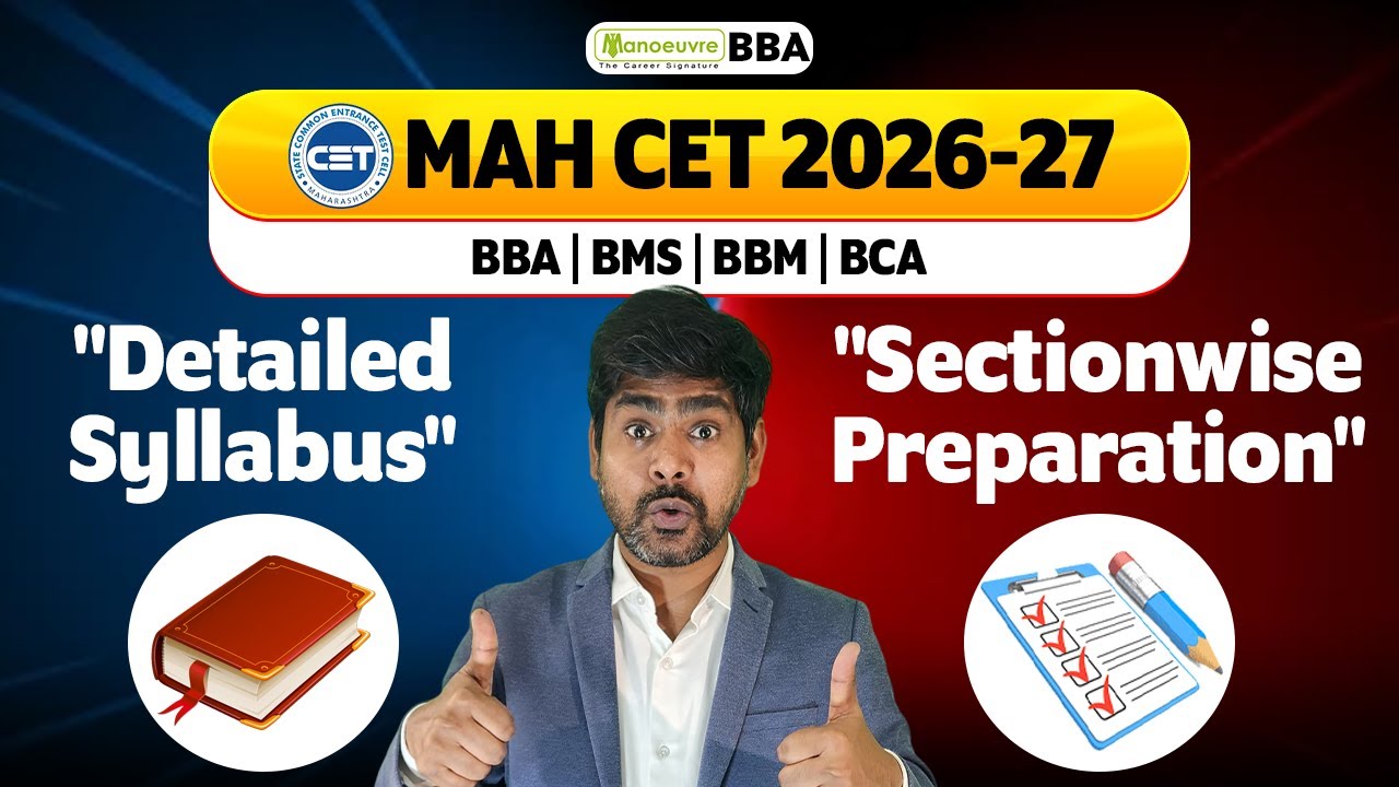 MAH BBA | BMS | BCA | BBM 2026 & 2027 : Detailed Syllabus & Section Wise Preparation