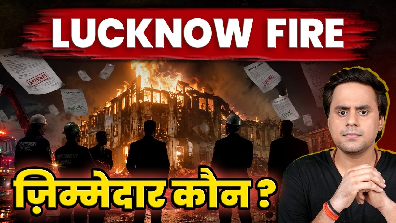Lucknow अग्निकांड किसकी गलती ? | Aliganj fire incident | Yogi Adityanath | @RJRaunac​