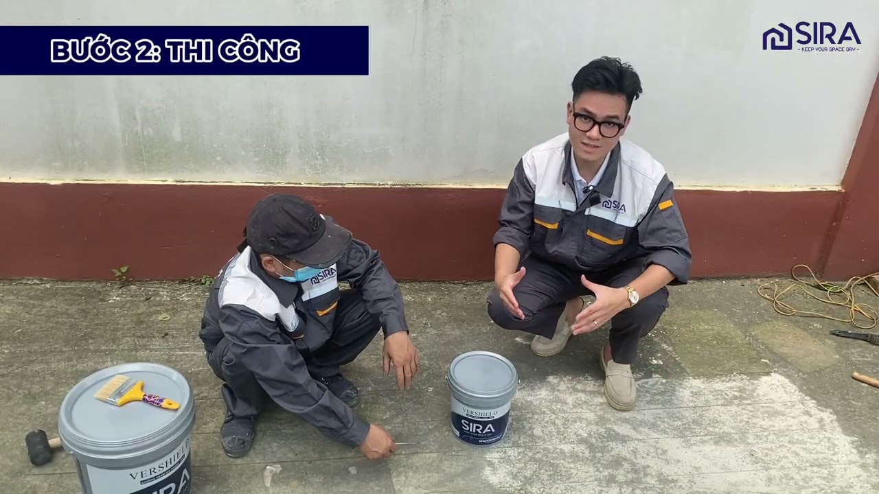 Hướng dẫn sử dụng sơn chống thấm SIRA đa năng - SIRA SR01