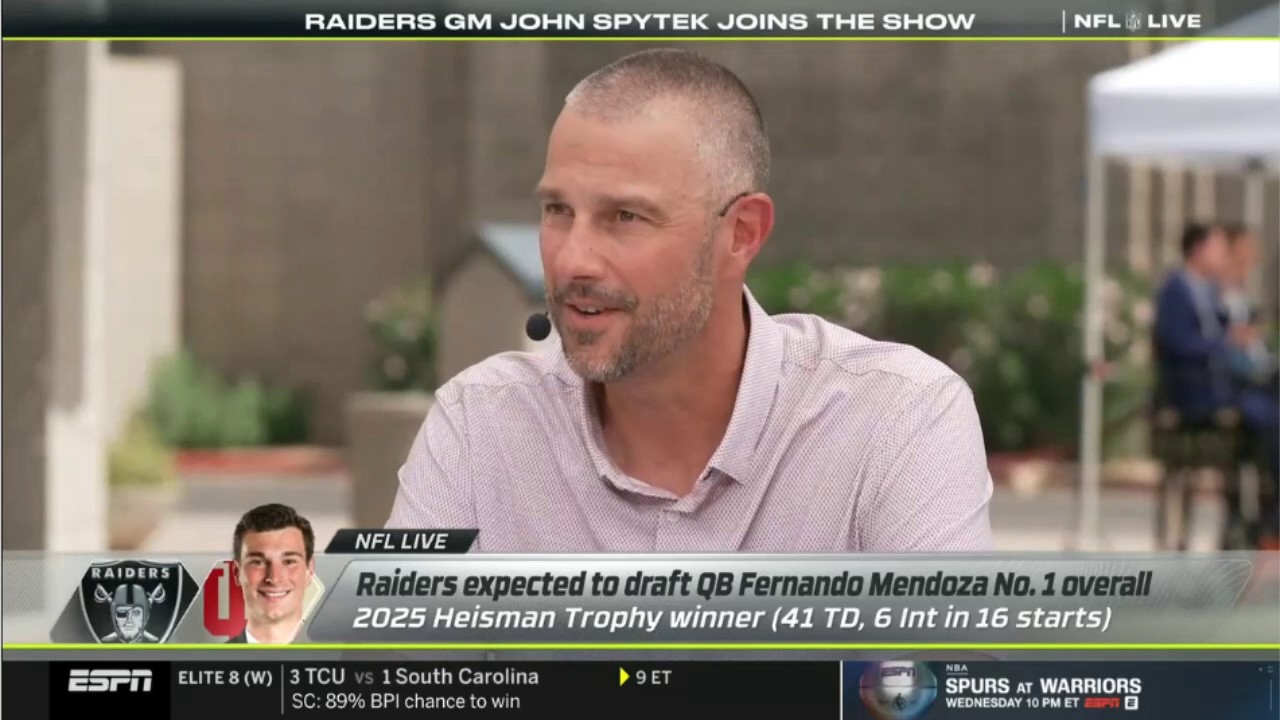 NFL NA ŻYWO | John Spytek i Peter Schrager rozmawiają o wyborach Raiders&oacute;w, Mendozie i przyszłośc...