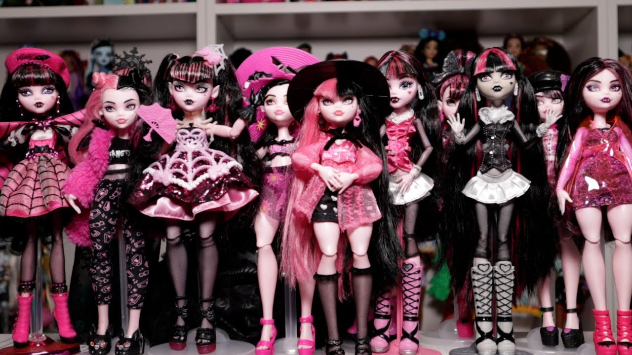 Ranking All My Draculauras (and some of the rankings are controversial!!) #monsterhigh #dolls