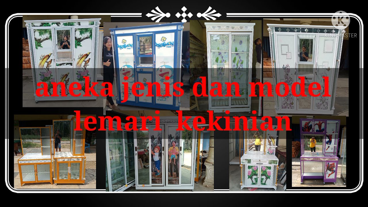 Model lemari kaca minimalis