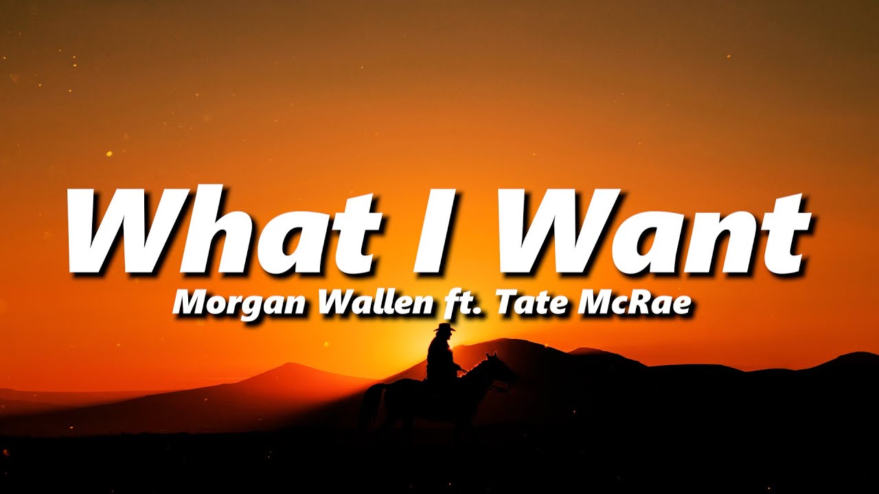 Morgan Wallen - What I Want (feat. Tate McRae) (slowed + reverb)