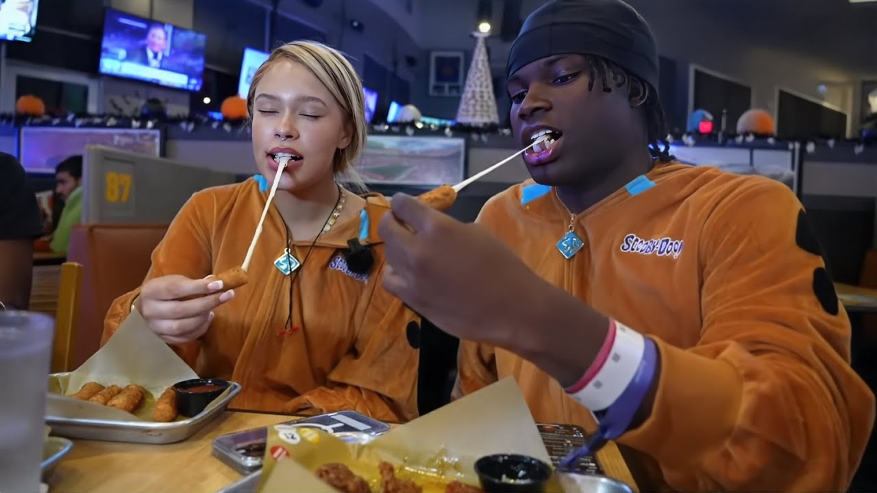 Kanel Joseph Eats 2 Star Chicken Wings with a Black Queen…