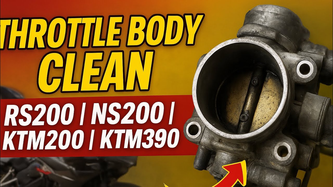 RS200 | NS200 | KTM200 | KTM390 की Throttle Body कैसे साफ करें | Full Guide 2025