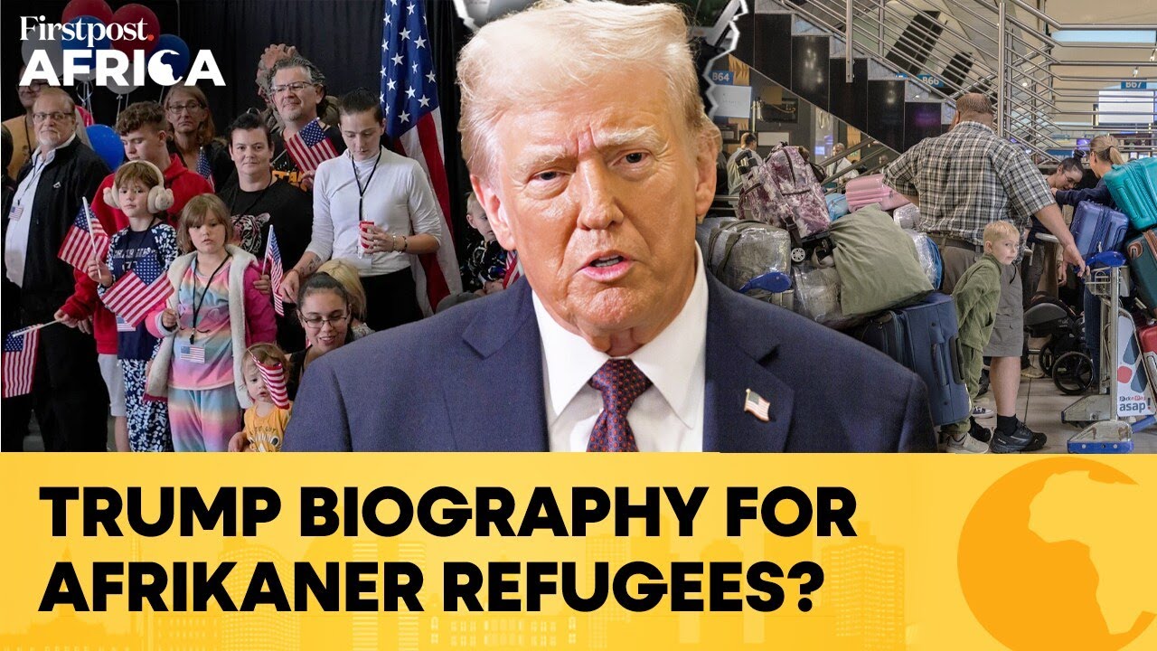 US To Offer Trump Biography For Kids To White South African Refugees| Firstpost Africa | N18G
