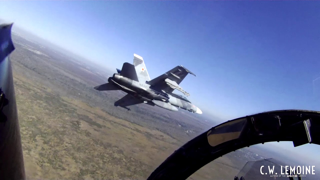 F/A-18A+ Return To Base over New Orleans, Fan Break, and Landing
