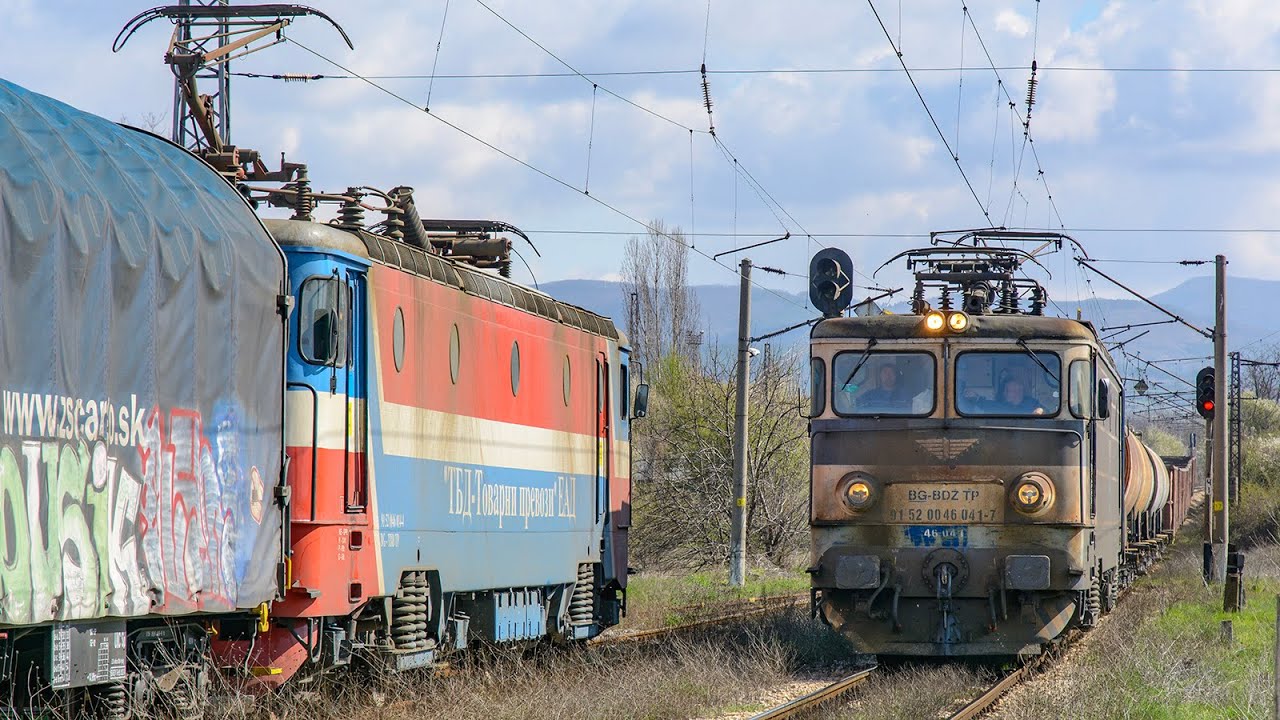 TBD-TP 46 014 meets 46 041 of BDZ Cargo / Среща между 2 