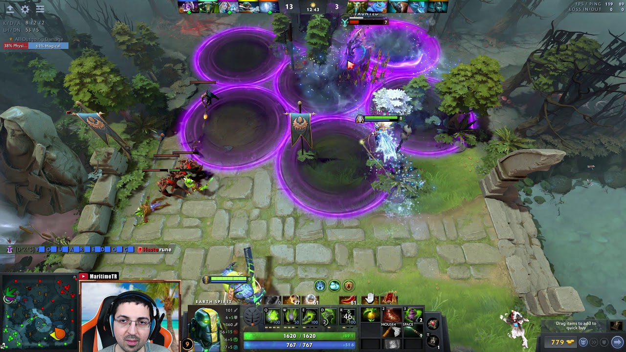 Taş Gibi Earth Spirit - Dota 2 Türkçe [597]